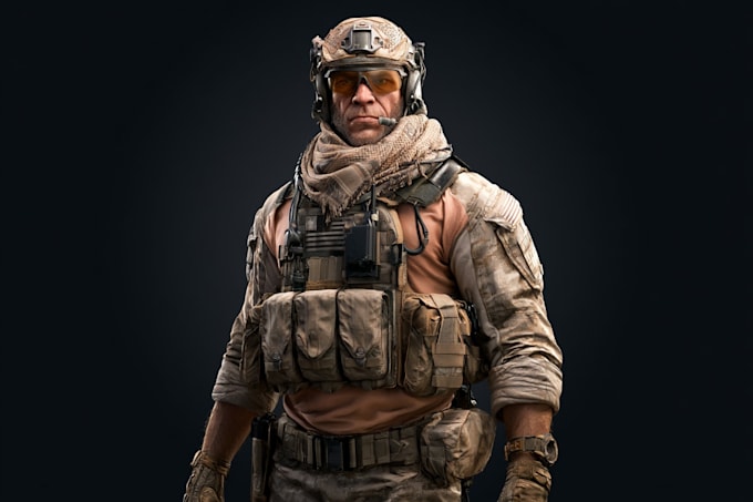 create military tactical character