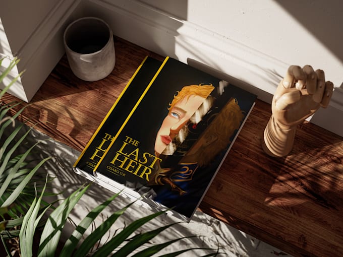 create a custom book cover illustration and digital art