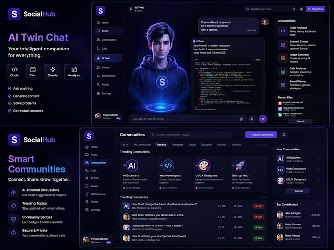 create ai saas platform with full stack development