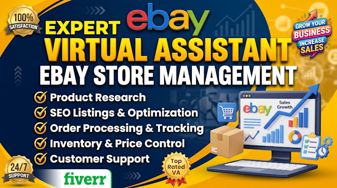 do ebay product listing and product research