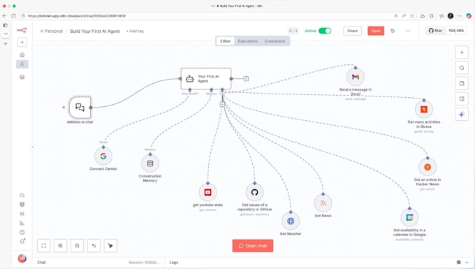 build an ai chatbot with rag and n8n automation