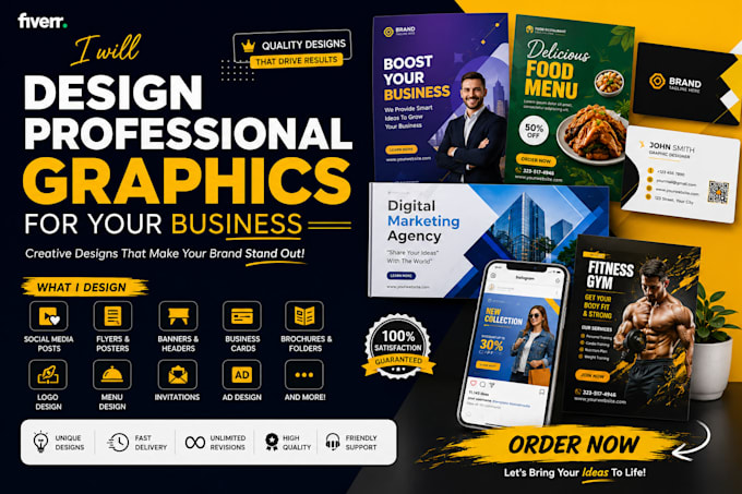 design professional graphics for your business