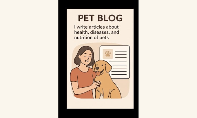 write SEO pet blog posts, dog and cat articles