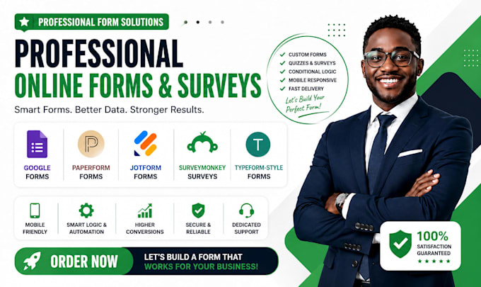 design google form jotform paperform quiz form surveymonkey qualtrics survey