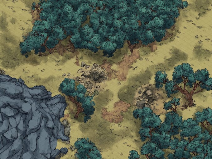 draw your fantasy map illustration arts