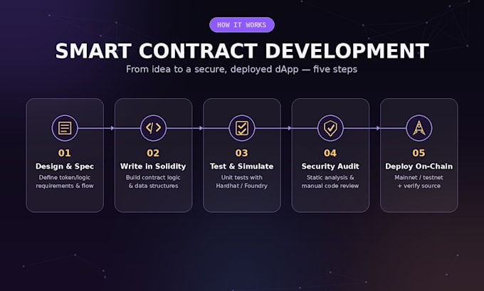 develop secure smart contract for eth and evm chains