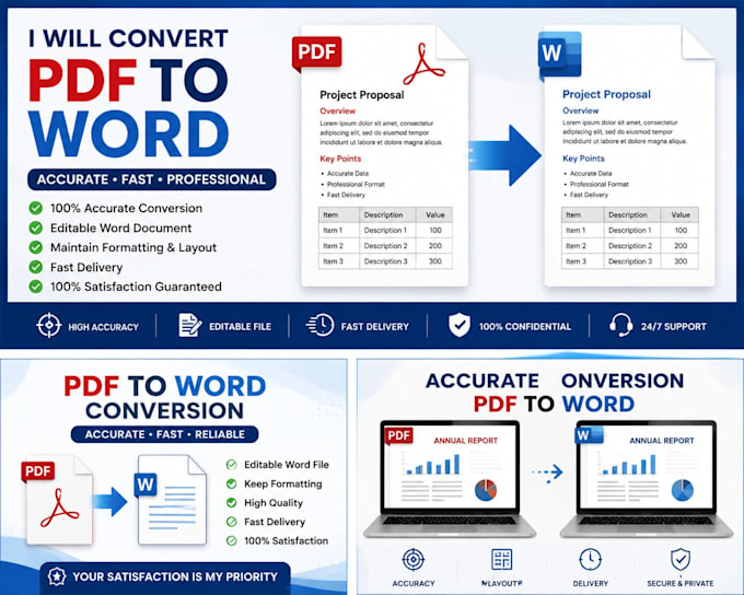 convert PDF to word with accurate formatting