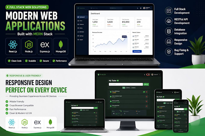 responsive mern stack websites