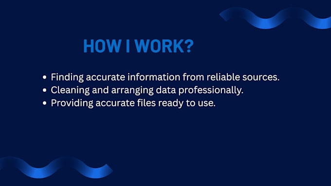 do data entry and web searches