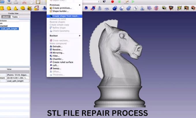 repair stl files, fix mesh errors, optimize 3d models for perfect 3d printing