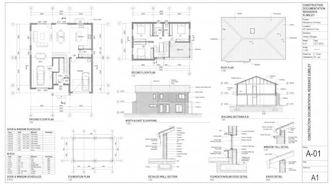 create detailed construction documentation construction drawings