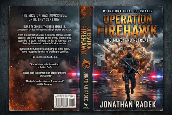 design you a unique and creative book cover