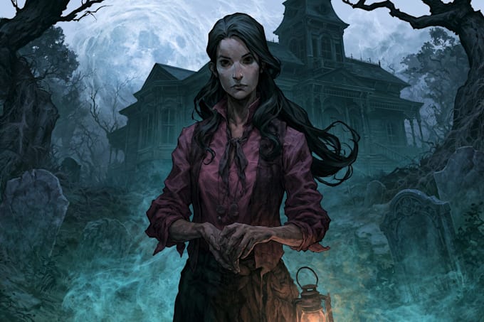 draw horror character illustration