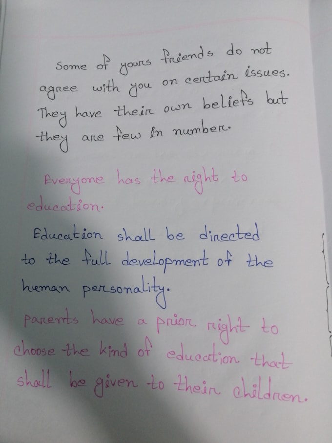 do content writing, letter writing