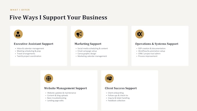 your executive assistant and business support partner