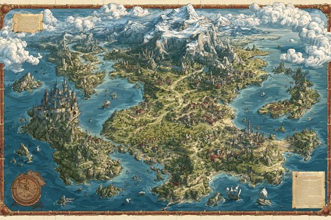 do fantasy map design