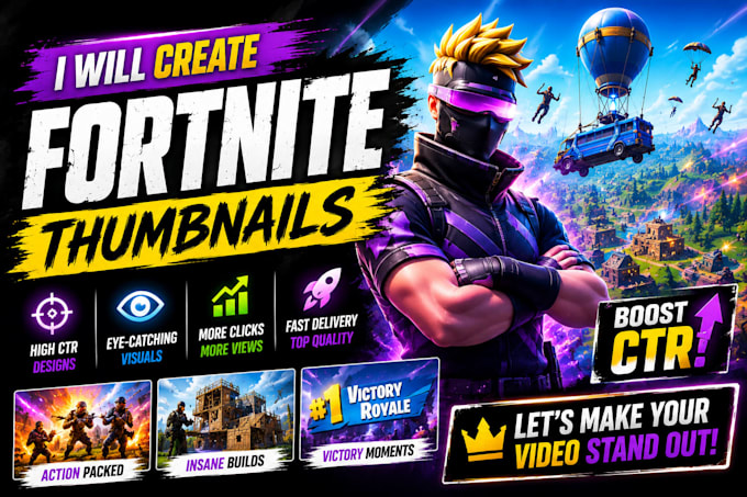 create minecraft thumbnail, horror thumbnails and rust gaming thumbnails