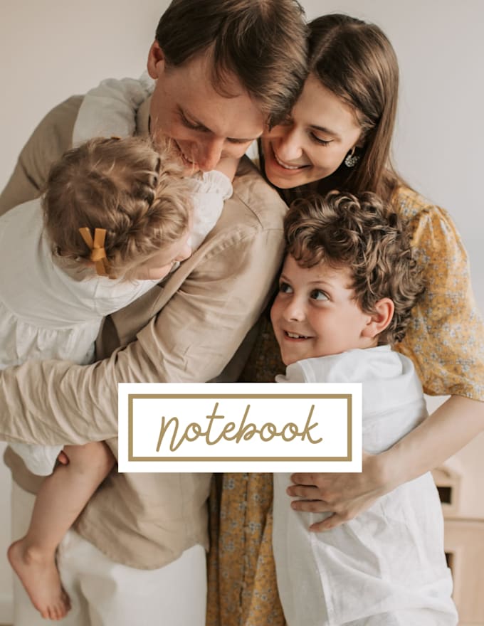 create a custom digital notebook with a favorite photo