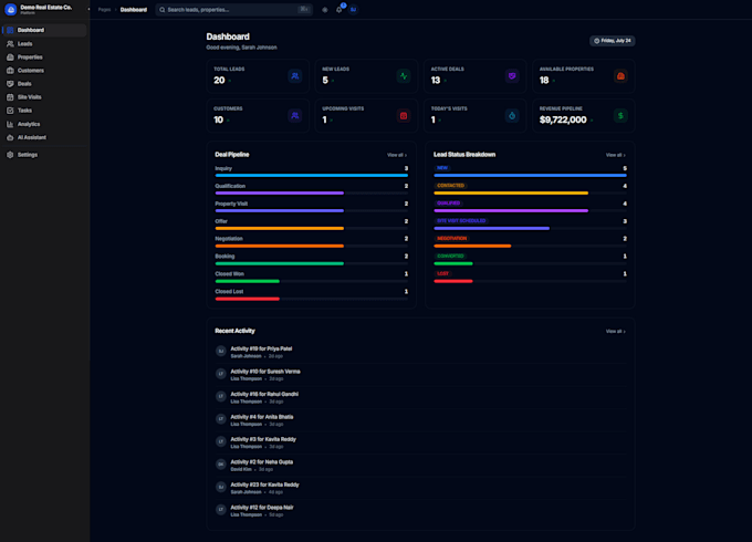 build a custom CRM, admin panel, or business management