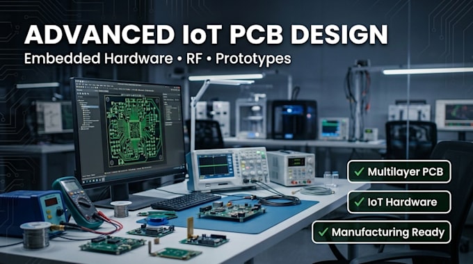 design advanced pcb layout for embedded and iot devices
