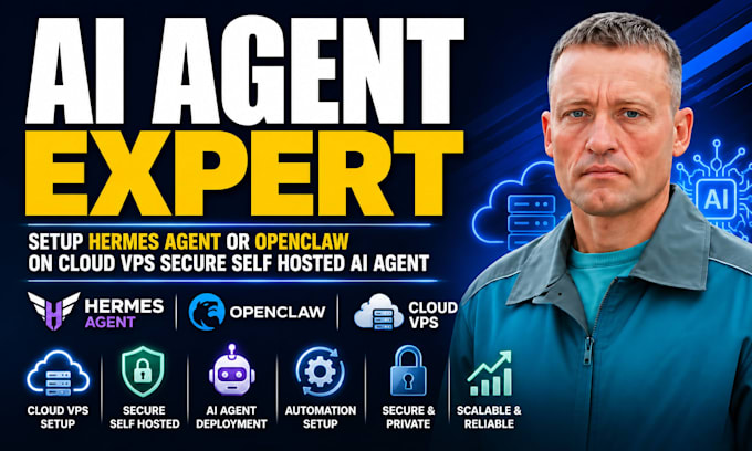 setup hermes agent or openclaw on cloud vps secure self hosted ai agent