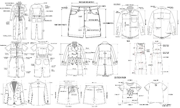 create professional shoe tech pack, footwear tech pack and factory ready design