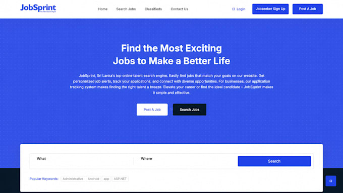 build your full stack website frontend backend and hosting setup