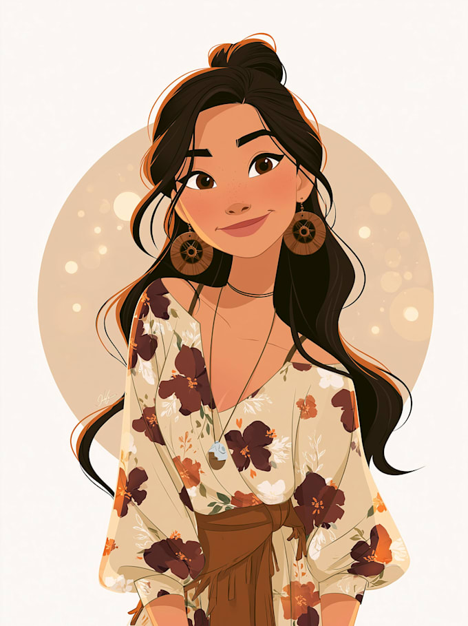 do disney cartoon portrait