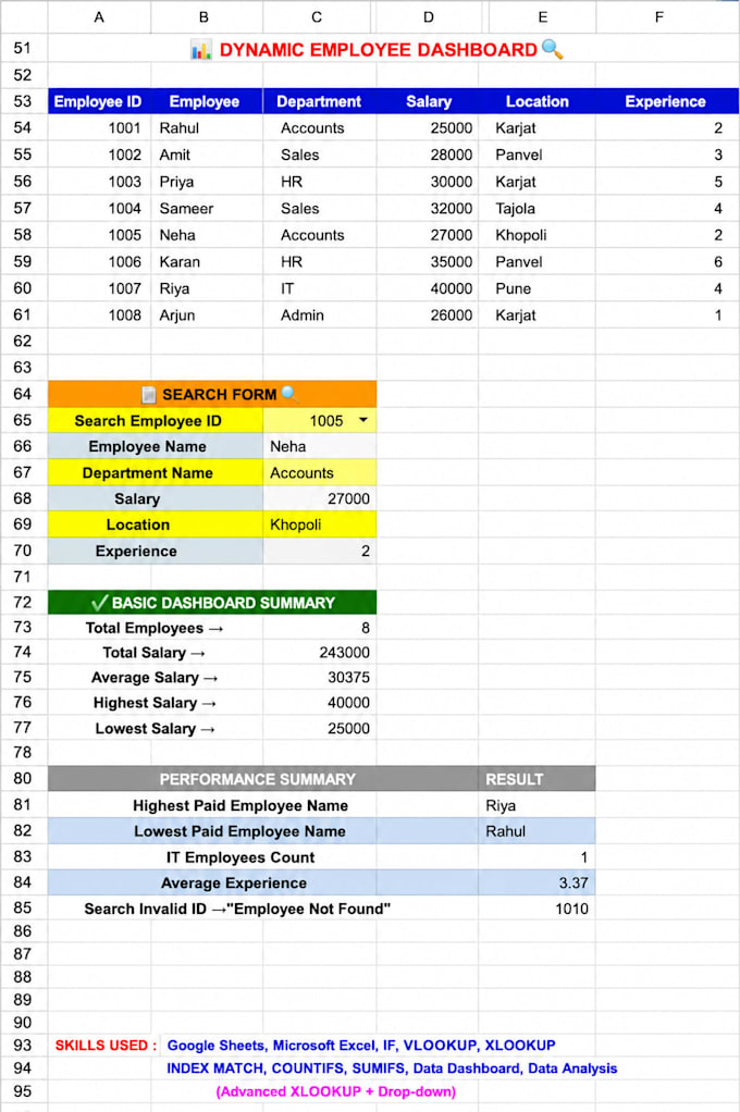 fix excel formulas, vlookup and xlookup