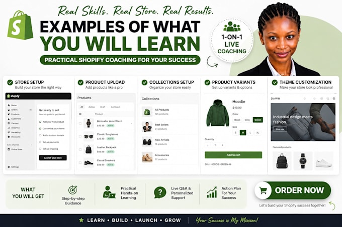 be your personal shopify mentor and coach for beginners