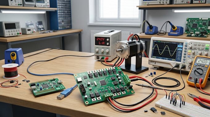 design bldc motor controller, power electronics and embedded systems