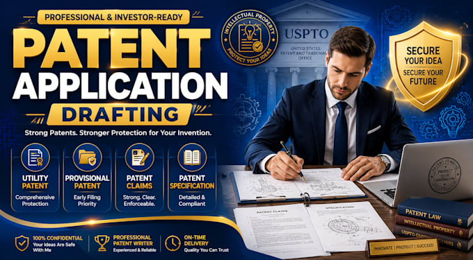 draft patent application utility patent claims specification provisional patent