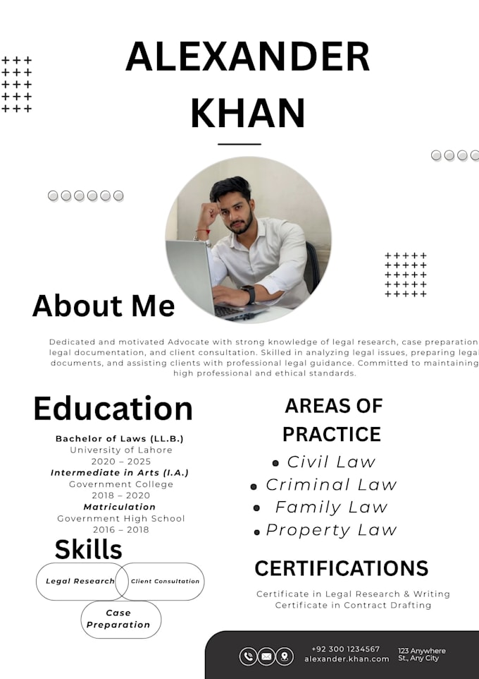 design professional resume and CV design