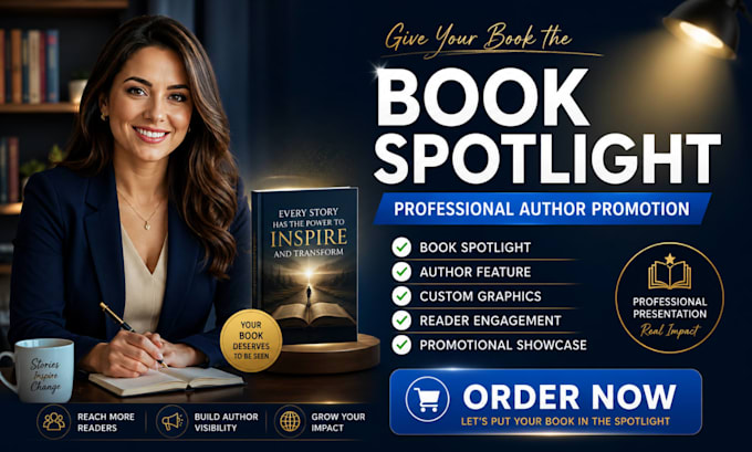 feature your book with an engaging author spotlight  event