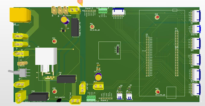 design a custom pcb and develop embedded firmware