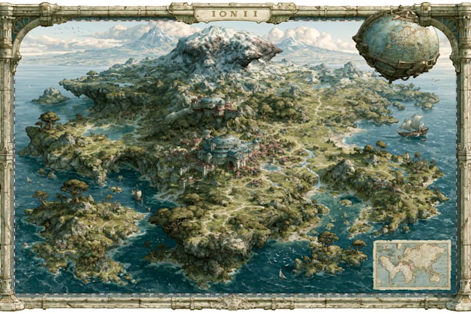 create high quality bespoke fantasy maps