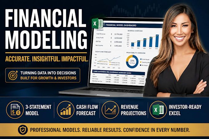 build a 3 statement financial model and forecast in excel