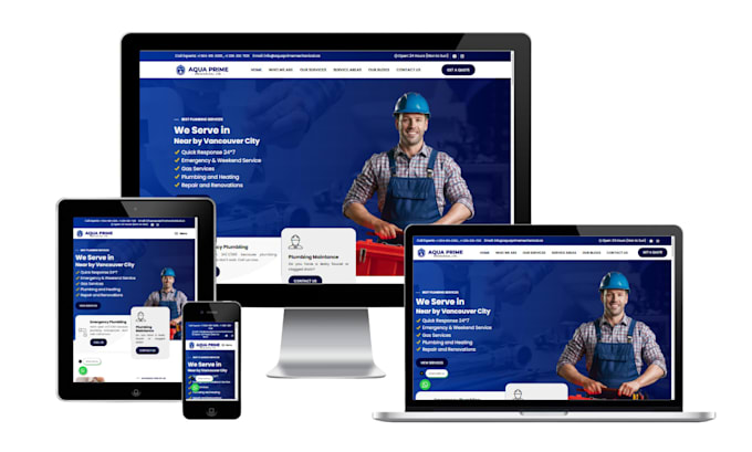 do professional plumbing website design for plumber and plumbing business
