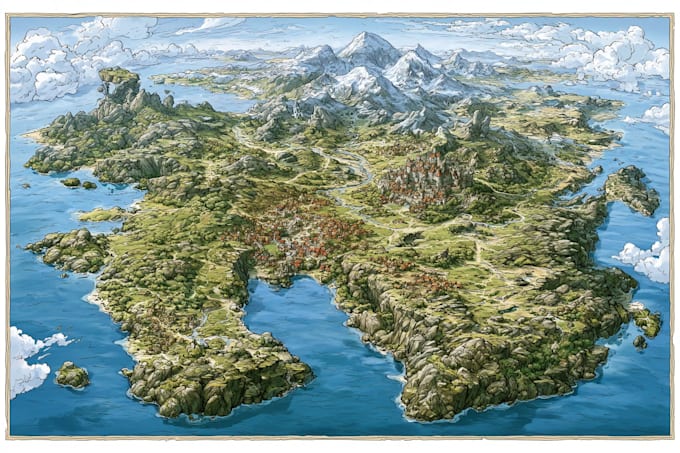 do fantasy map design