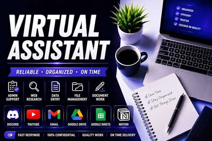 be your professional virtual assistant for business and online tasks