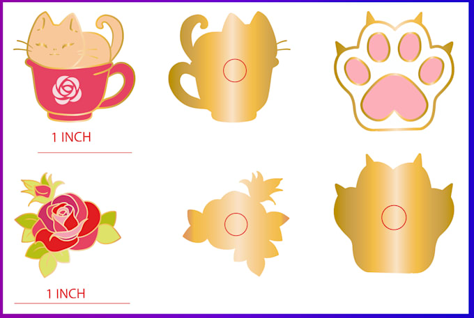 design custom cute bulk kawaii enamel pin design
