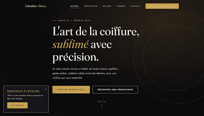 créer votre site vitrine professionnel sur mesure