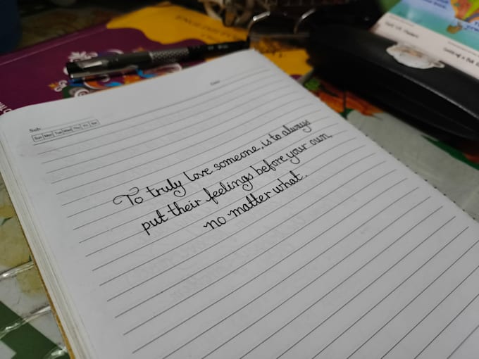 write neat, cursive any kind of hand writing