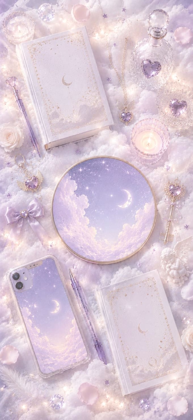 design custom aesthetic celestial wallpapers