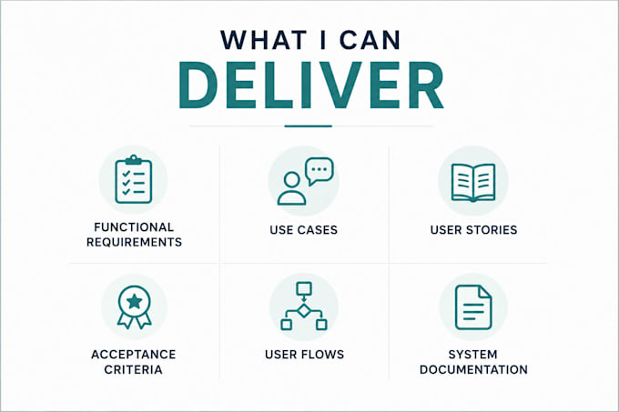 create software requirements, use cases and documentation