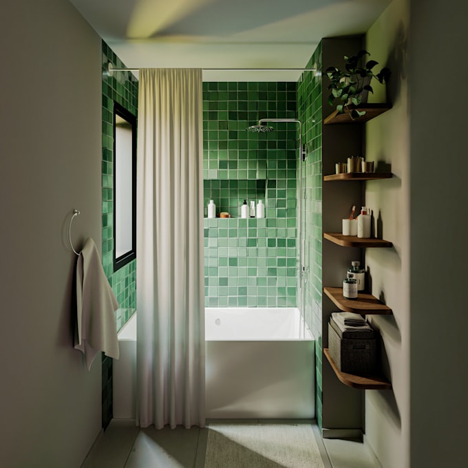 model and create photorealistic interior renders