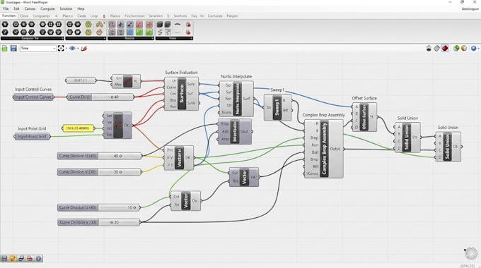 do architectural 3d model, bim, parametric design using grasshopper rhino