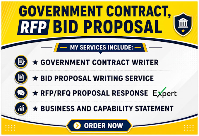 find rfp, write government proposal, rfq, rfp response and bid proposal