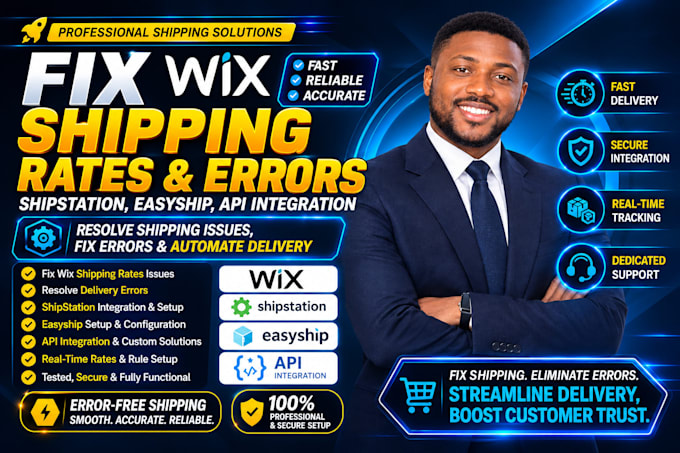 fix wix shipping rates, delivery errors, shipstation, easyship, api integration