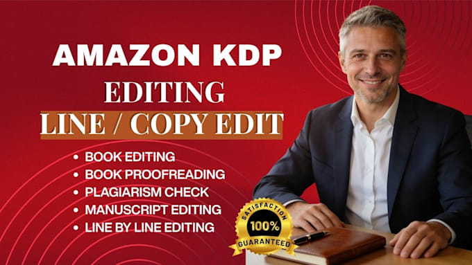 proofread, line copy edit your book amazon kdp book editor plagiarism check